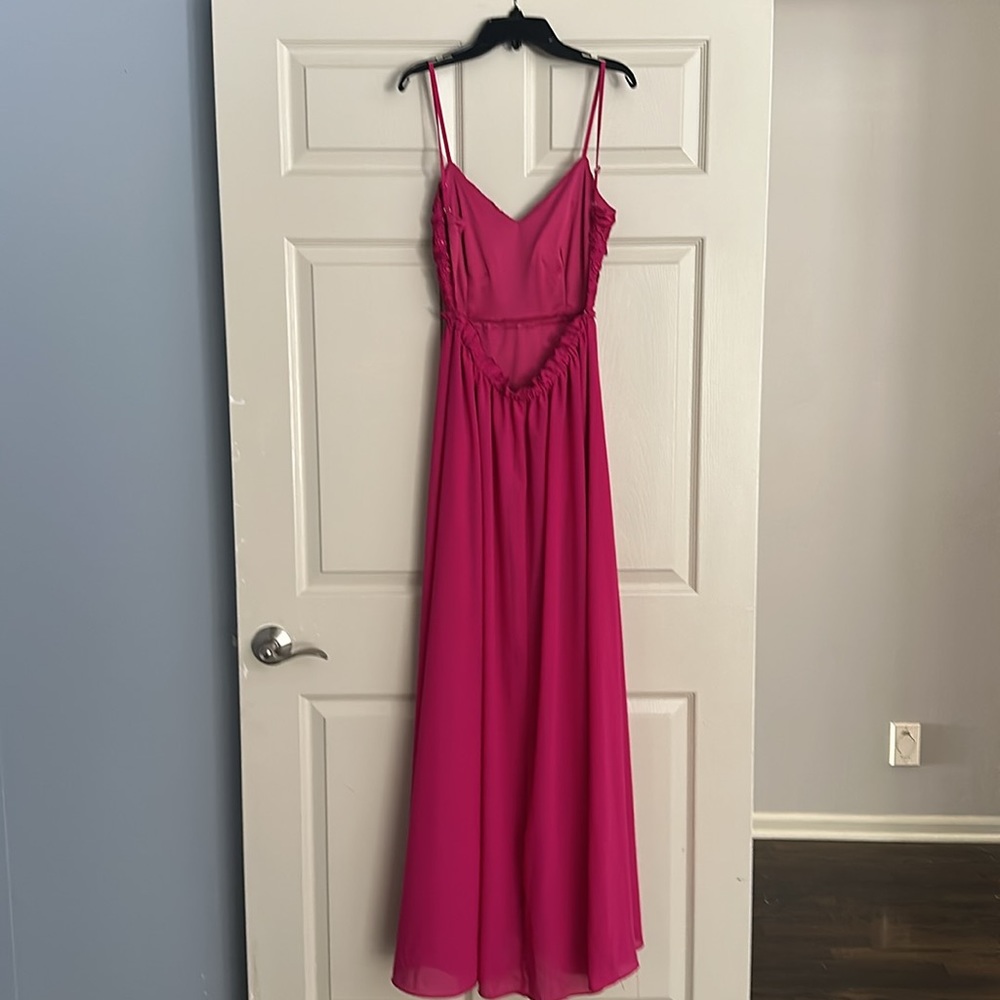Boutique Backless Maxi Dress NWOT - Picture 2 of 5